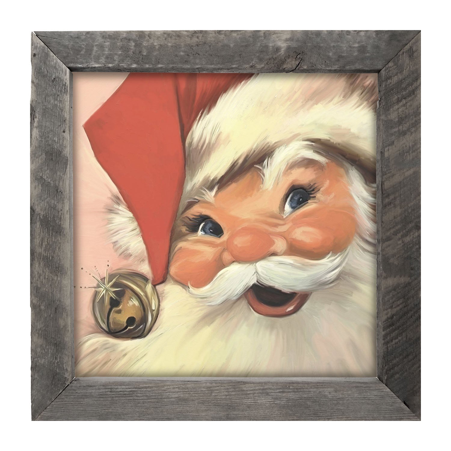 Twinkle Santa - Framed art