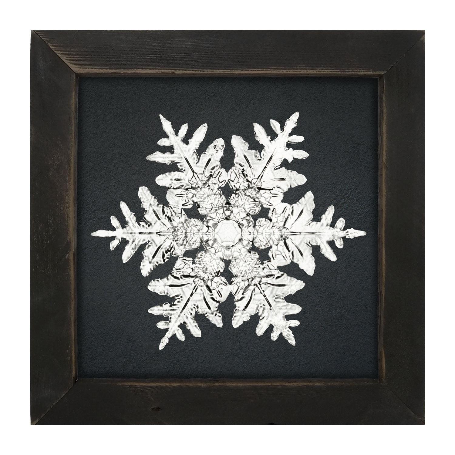 Snowflake-A - Framed art