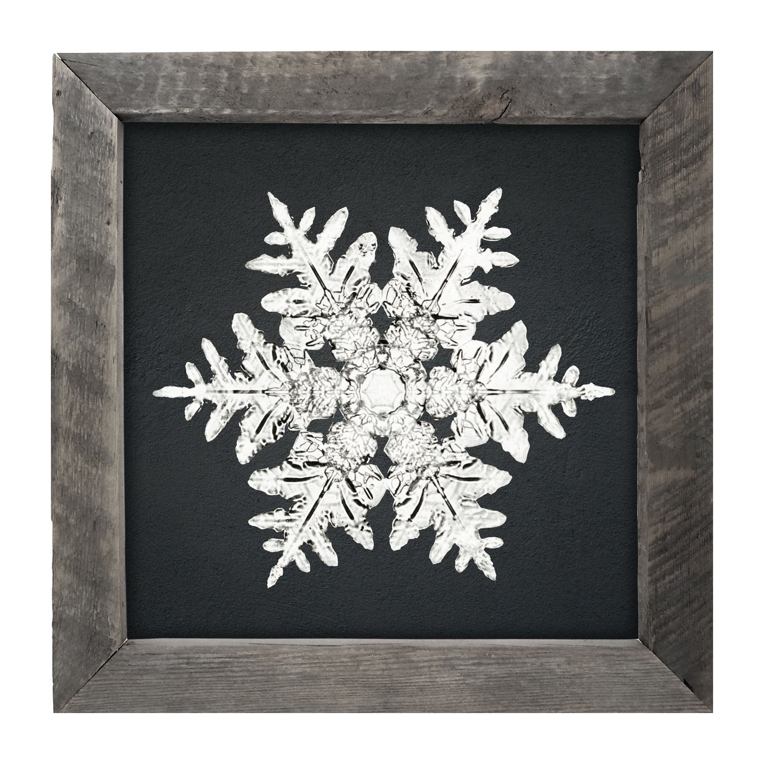 Snowflake-A - Framed art