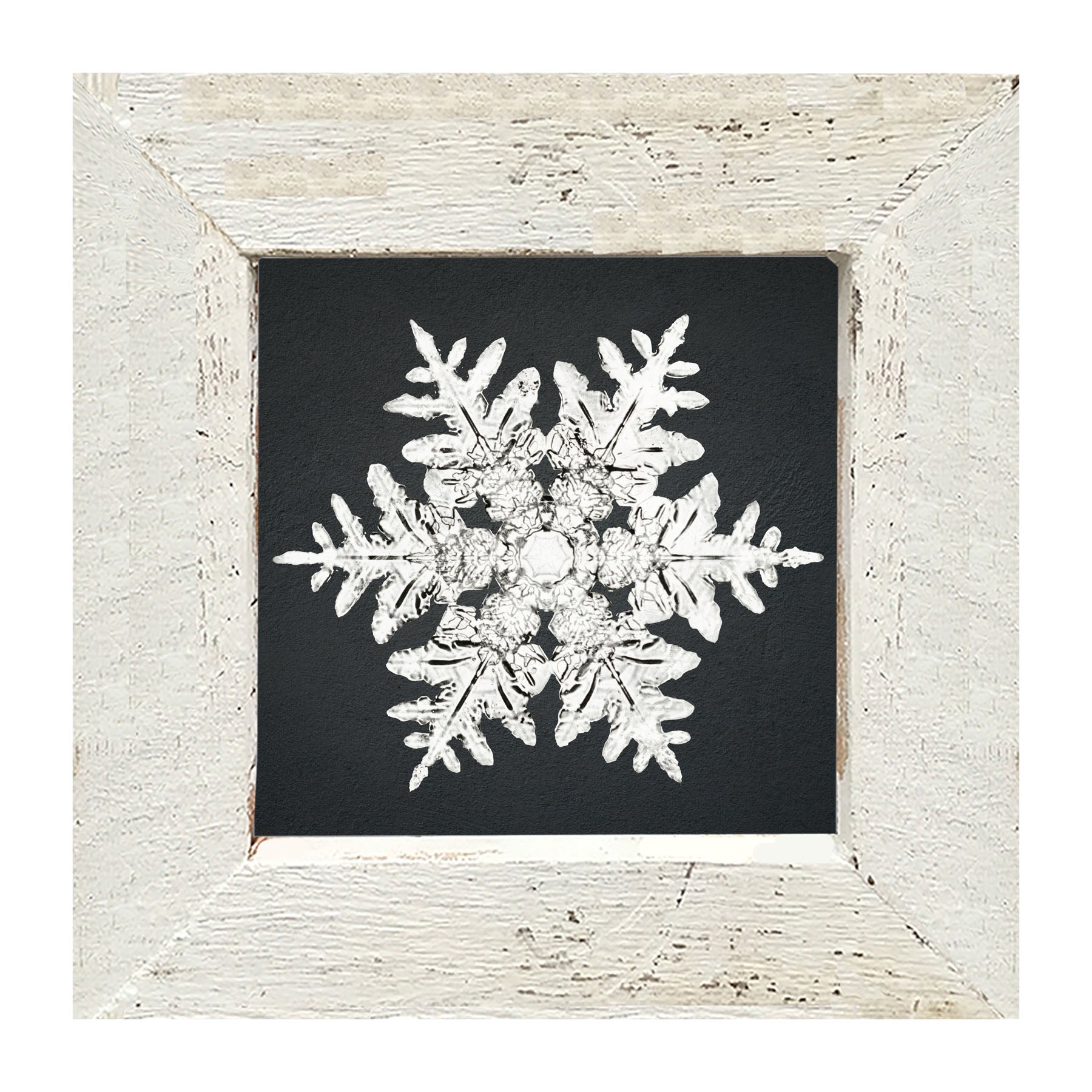 Snowflake-A - Framed art