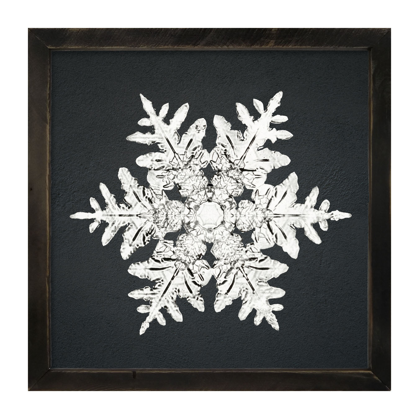 Snowflake-A - Framed art