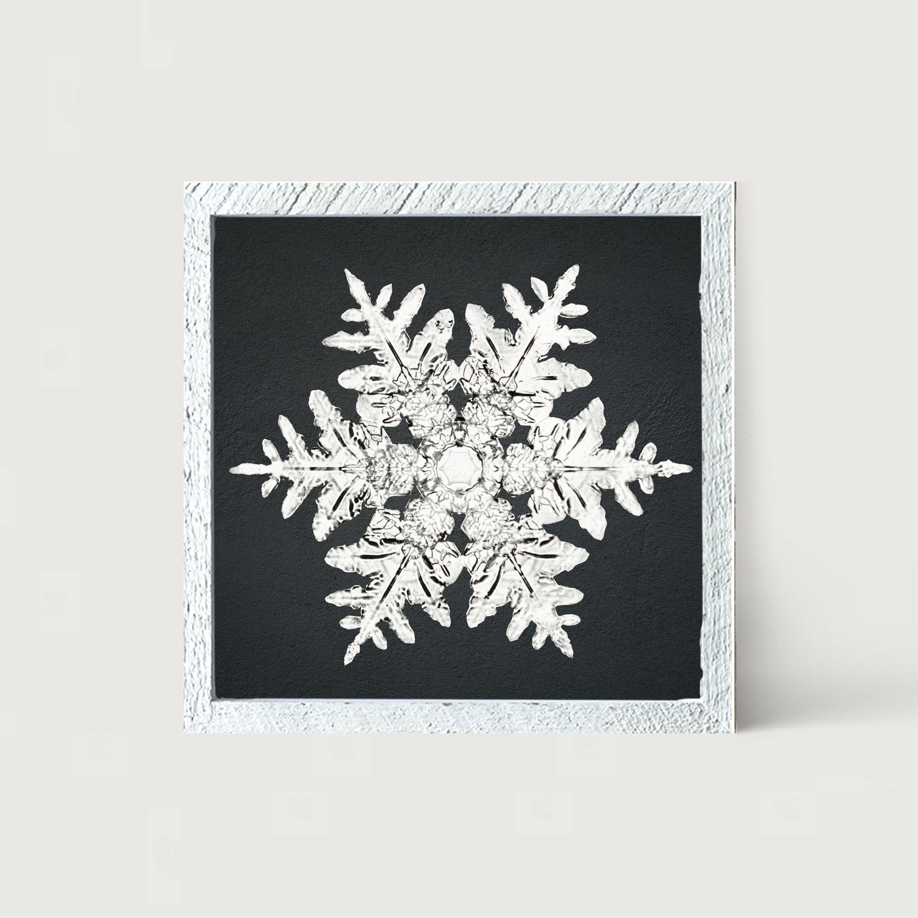 Snowflake-A - Framed art