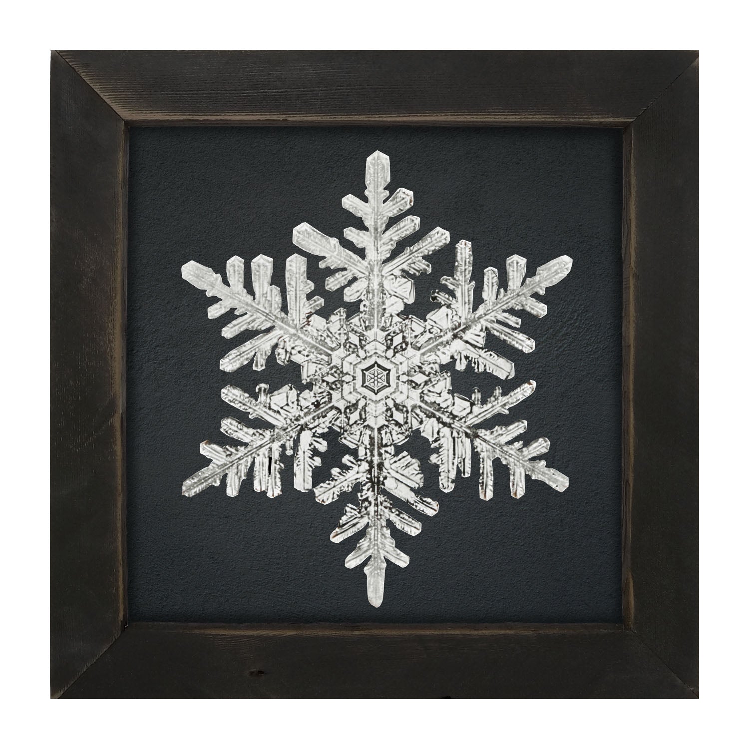 Snowflake-B - Framed art