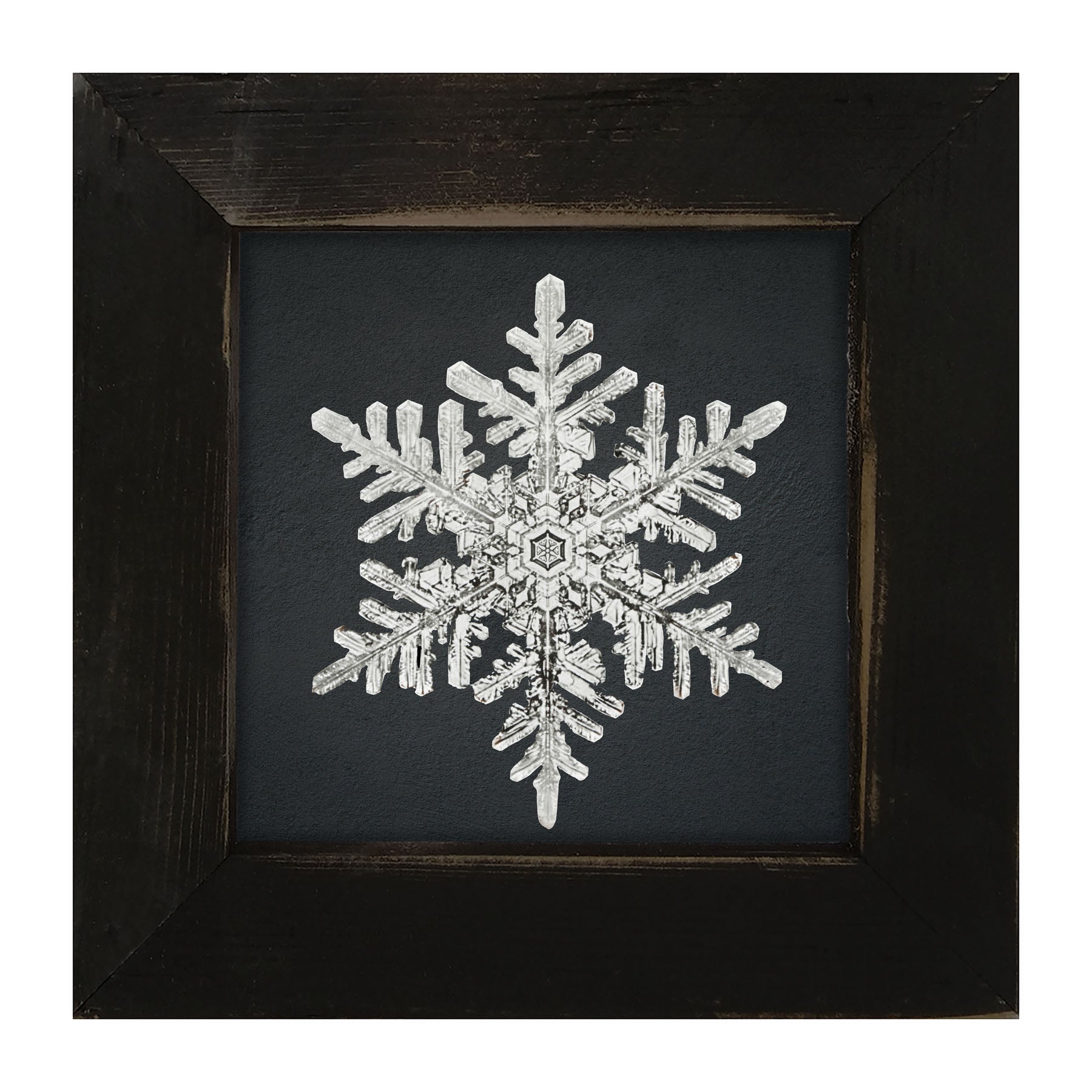 Snowflake-B - Framed art