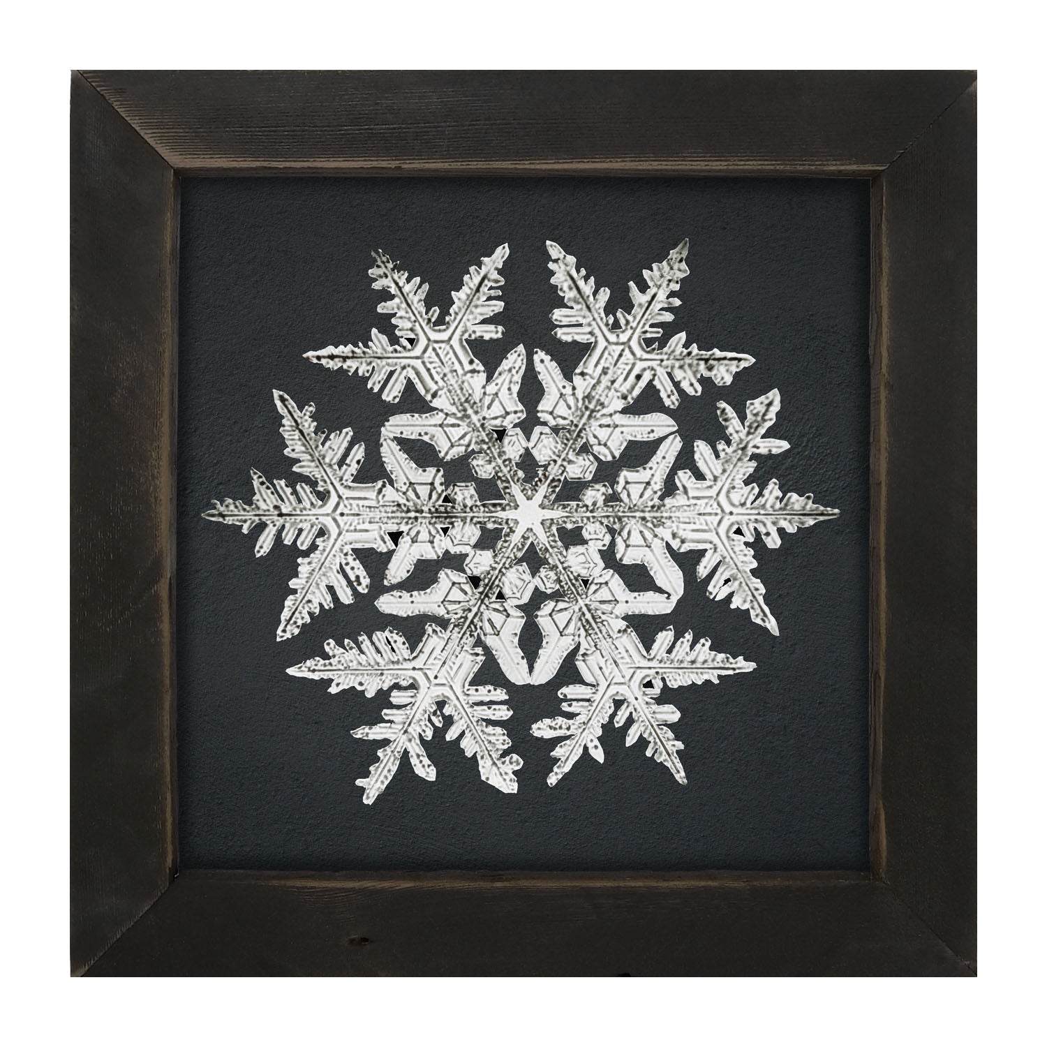 Snowflake-D - Framed art