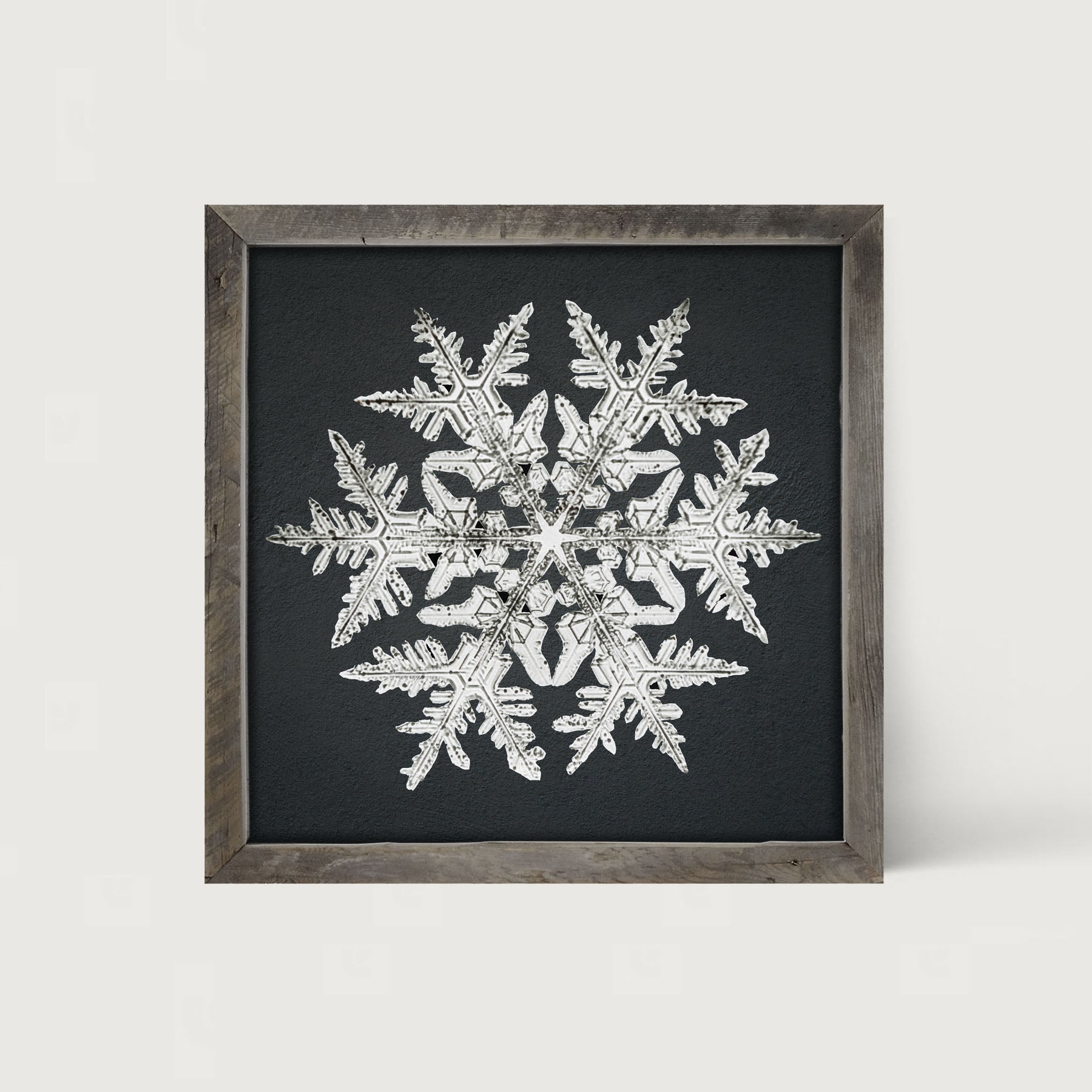 Snowflake-D - Framed art