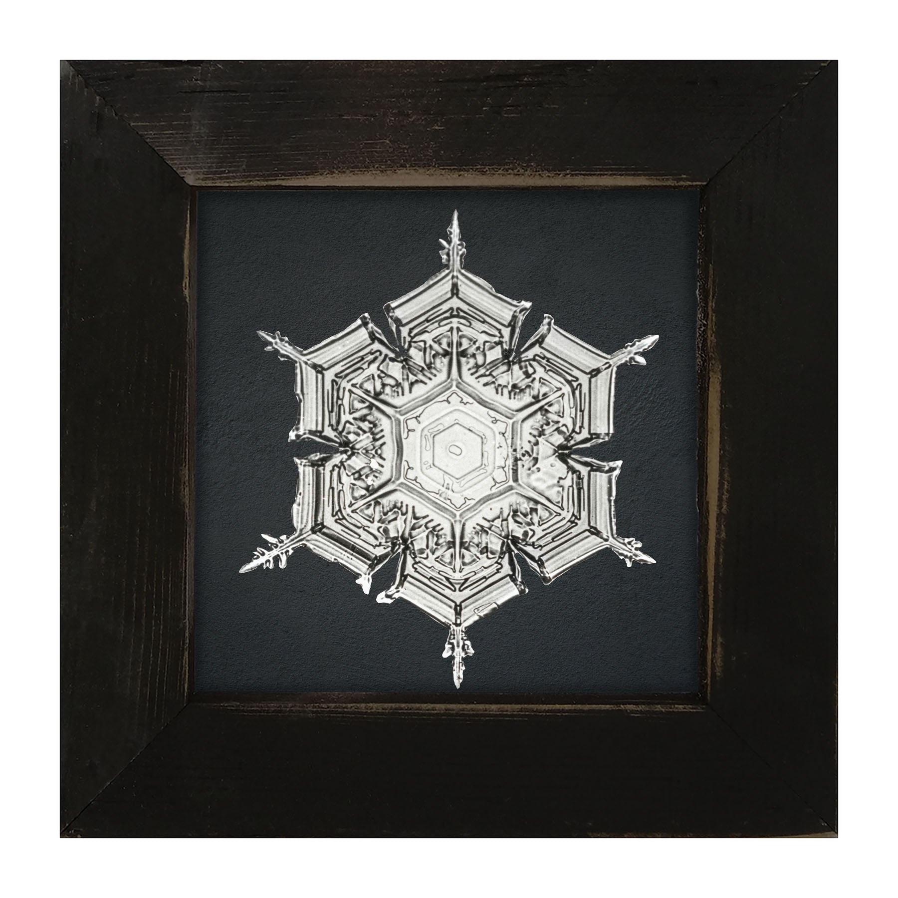Snowflake-E - Framed art