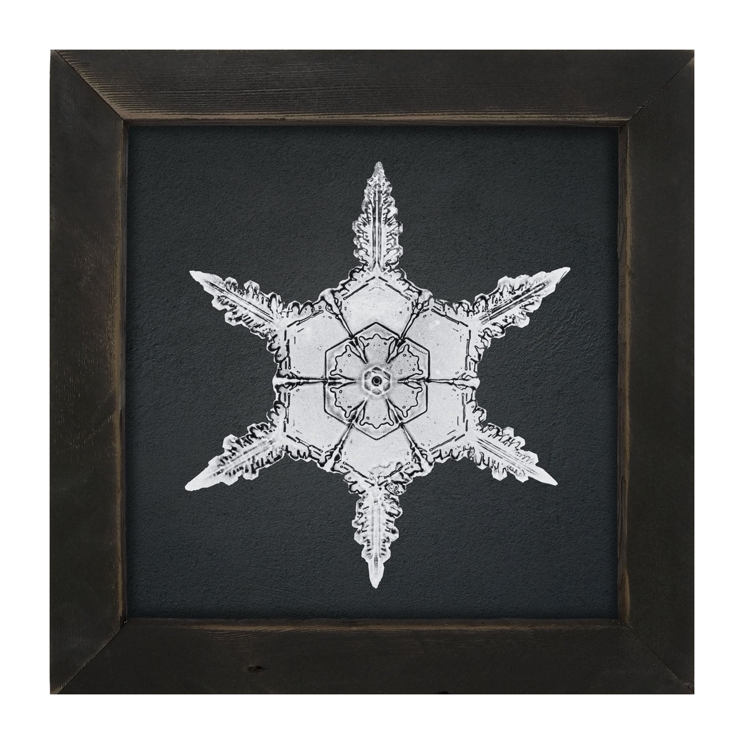 Snowflake-F - Framed art