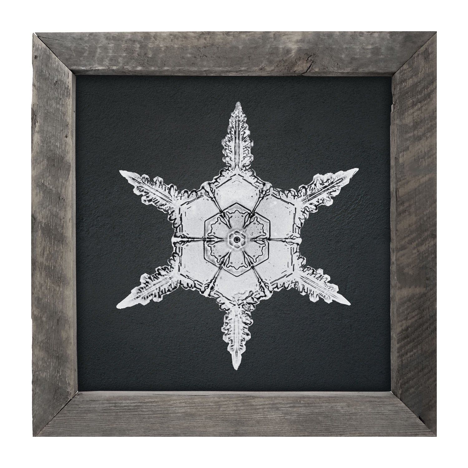 Snowflake-F - Framed art