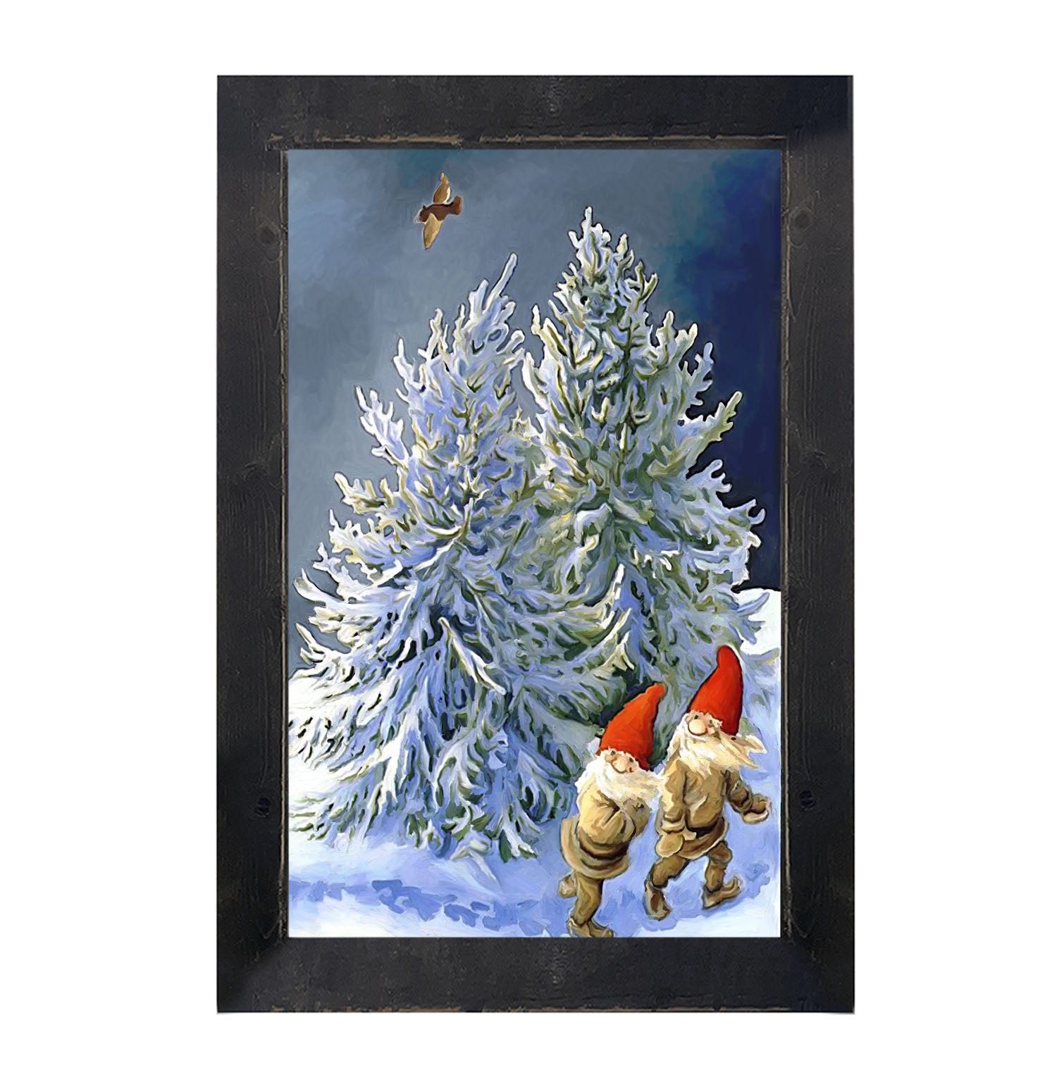 Tree gnomes - Framed art