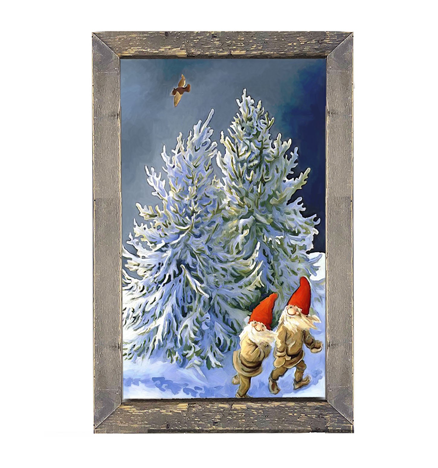 Tree gnomes - Framed art