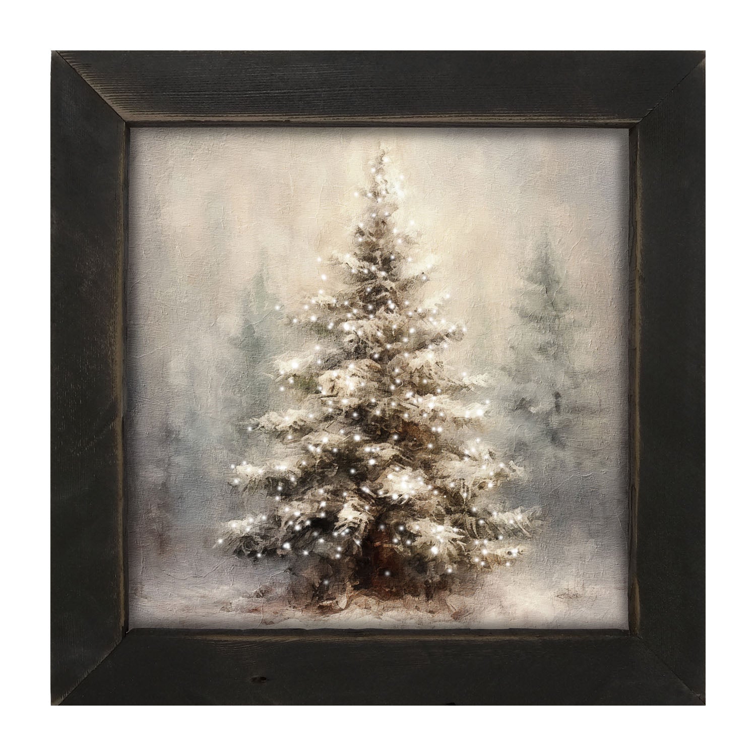 Painted-Lights Conifer - Framed art