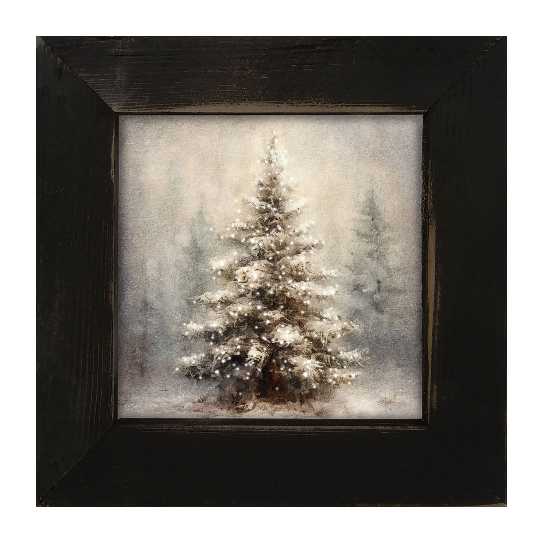 Painted-Lights Conifer - Framed art