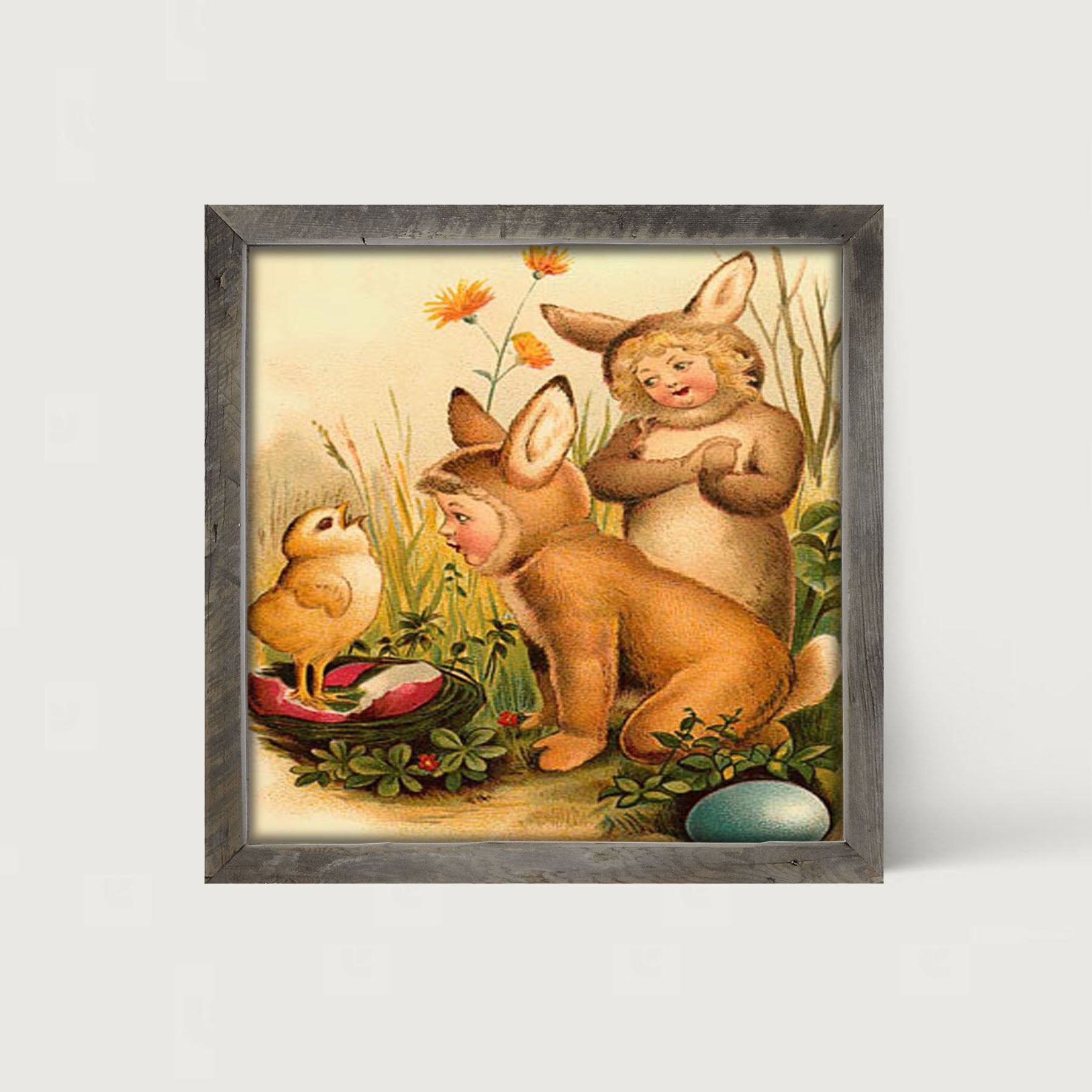 Easter Bunny Suit - Framed art