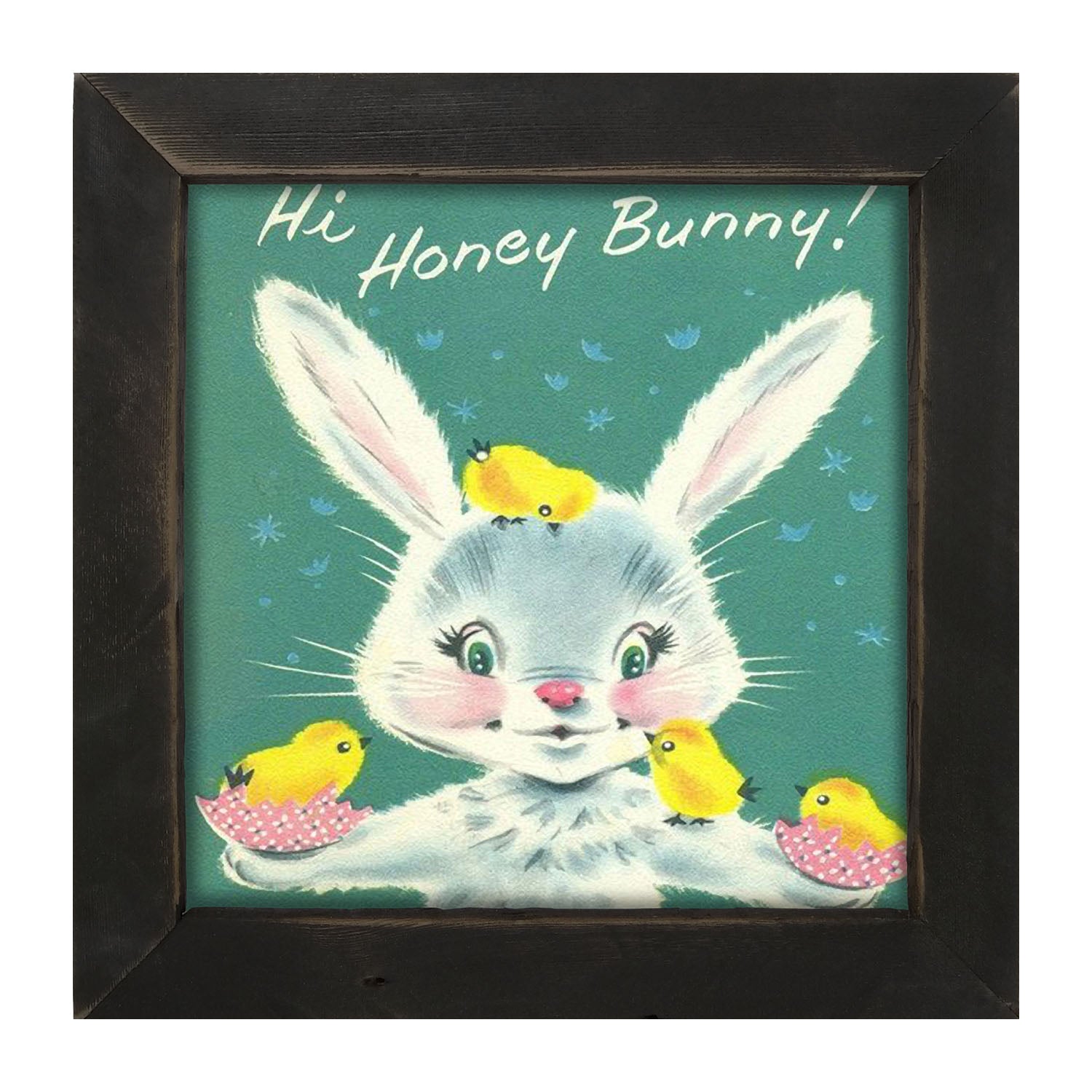 Hi Honey Bunny - Framed art