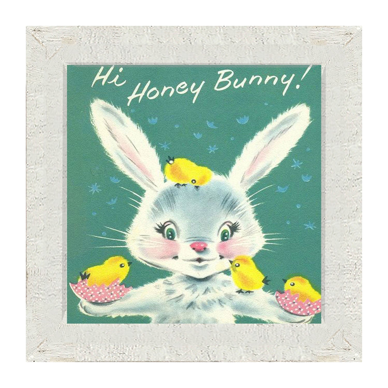 Hi Honey Bunny - Framed art