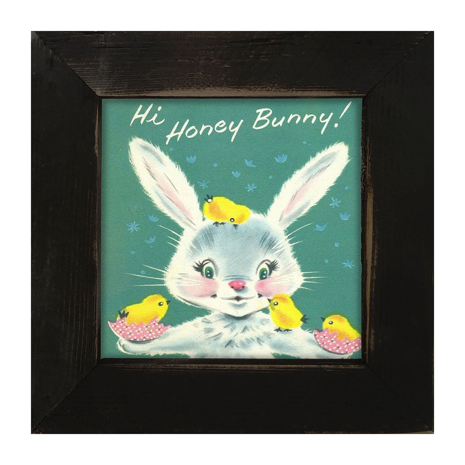 Hi Honey Bunny - Framed art