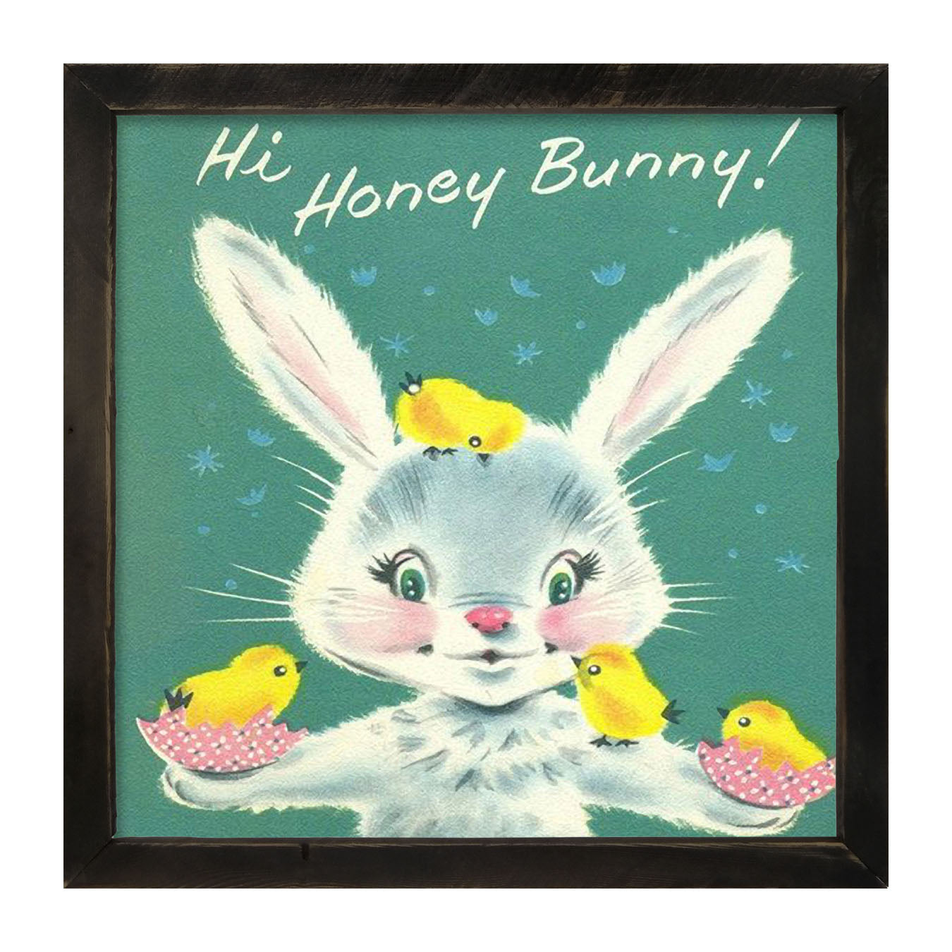 Hi Honey Bunny - Framed art