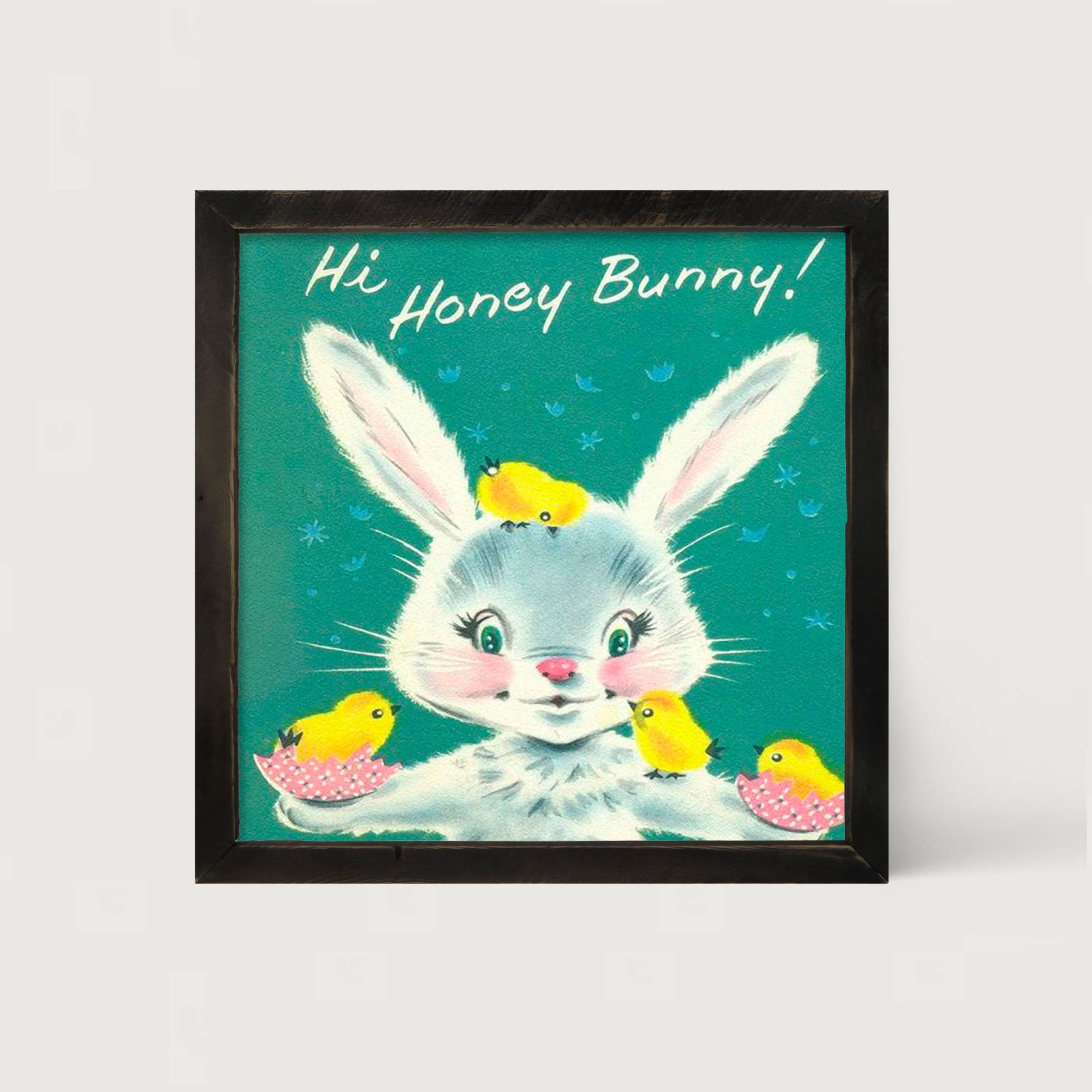 Hi Honey Bunny - Framed art