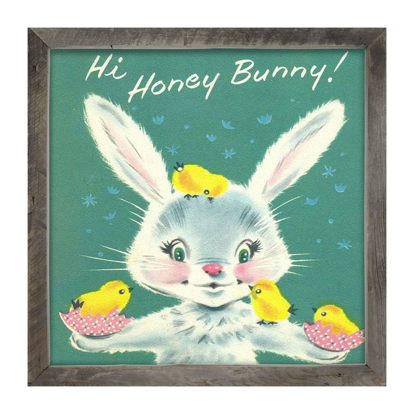 Hi Honey Bunny - Framed art