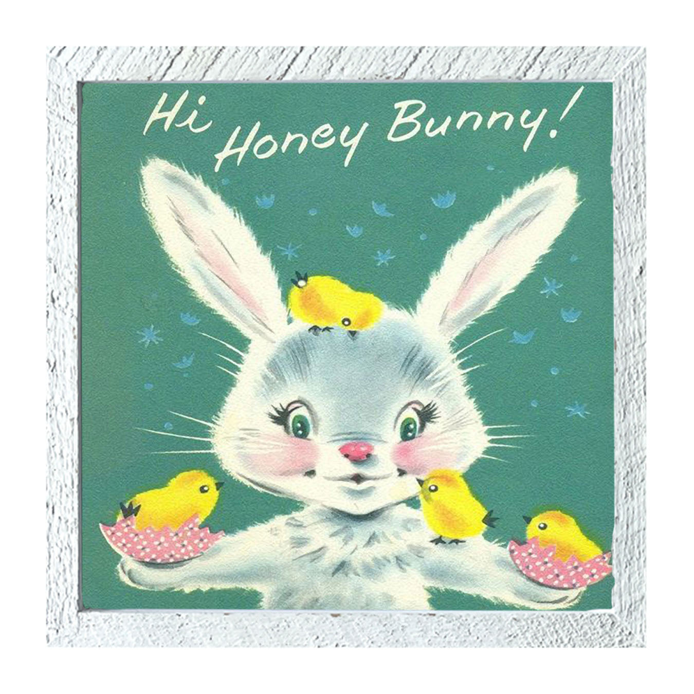 Hi Honey Bunny - Framed art