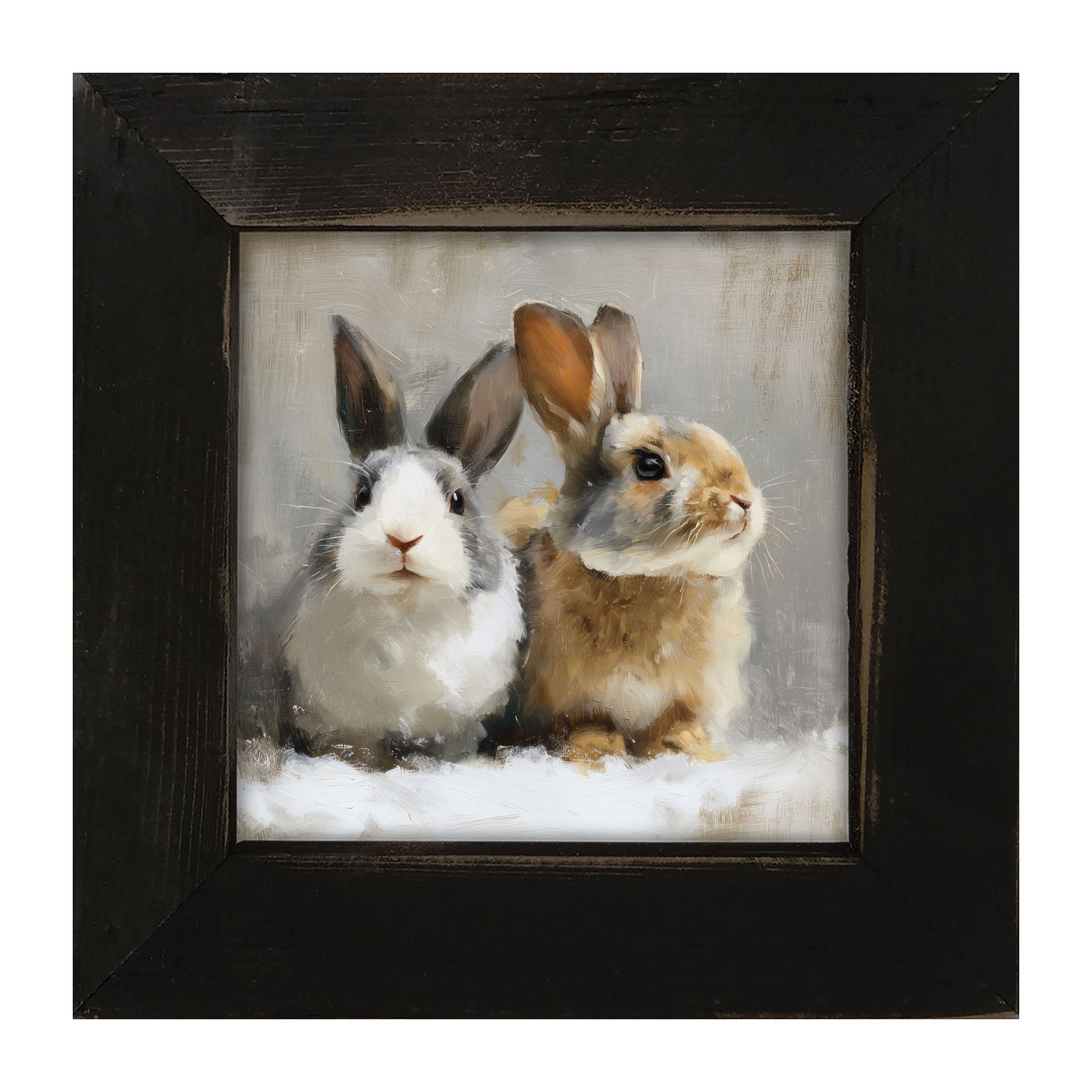 Two Bunnies - Framed Art