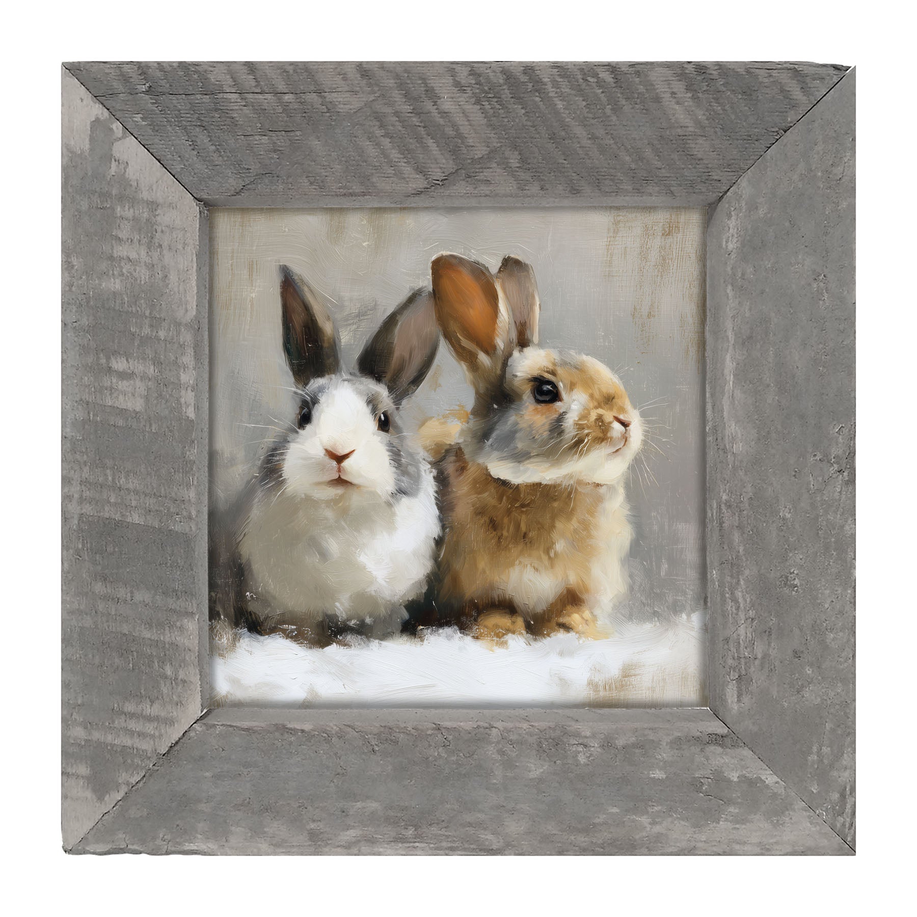Two Bunnies - Framed Art