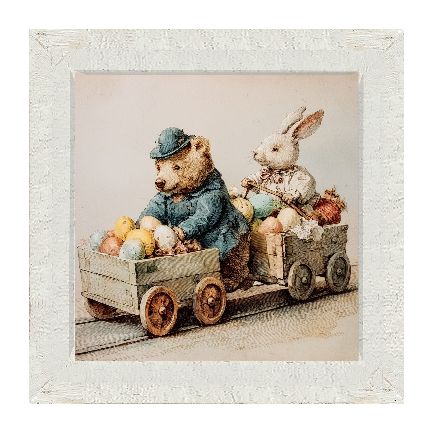 Easter Egg Delivery - Framed Art