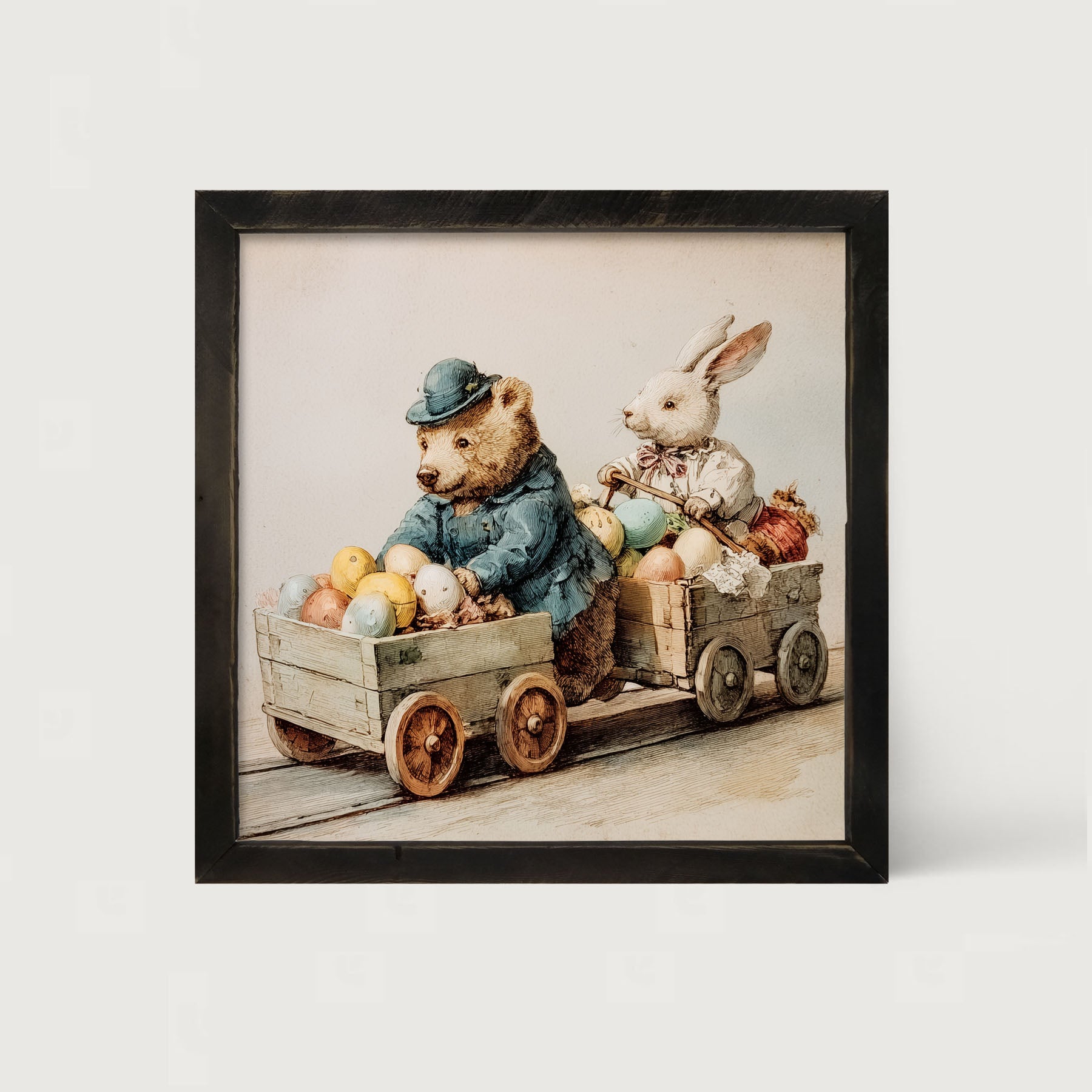 Easter Egg Delivery - Framed Art