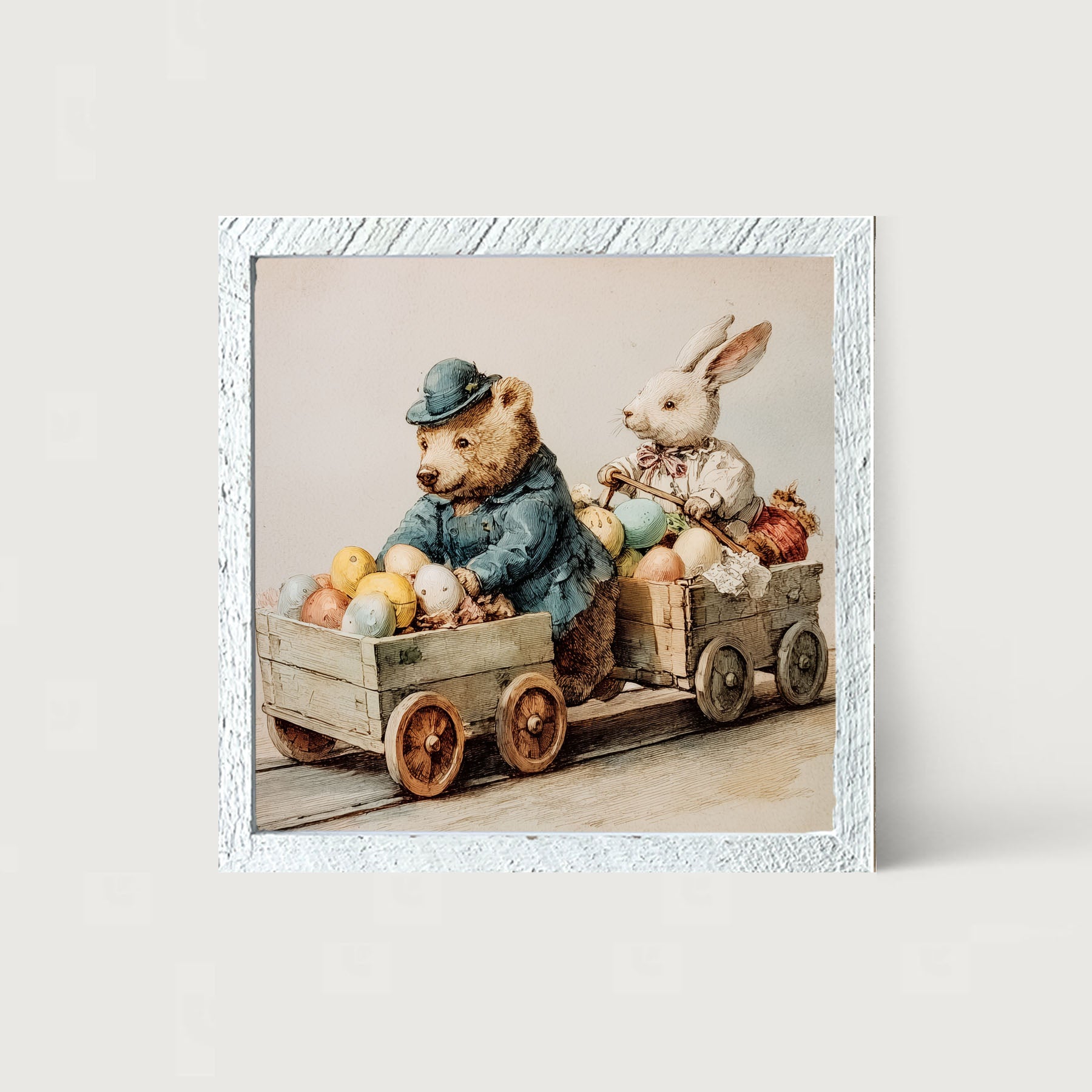 Easter Egg Delivery - Framed Art