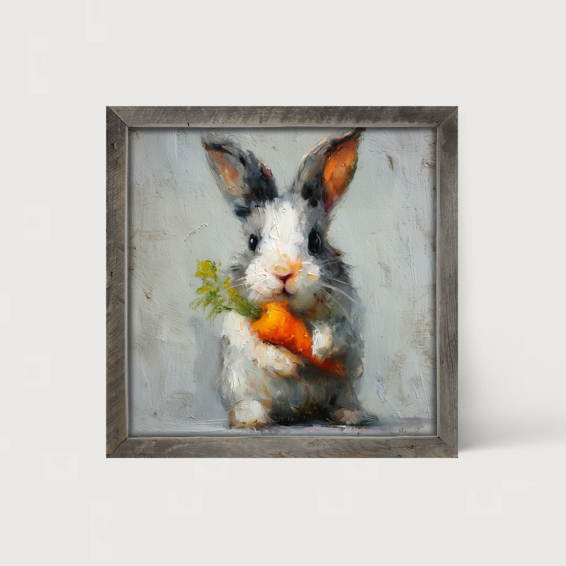 Bunny holding Carrot
