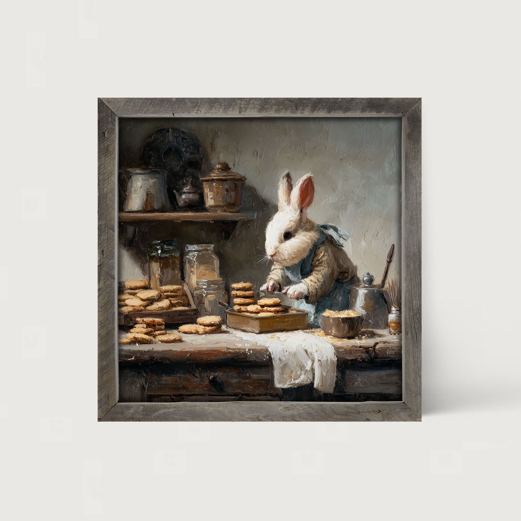Bunny Baking Cookies