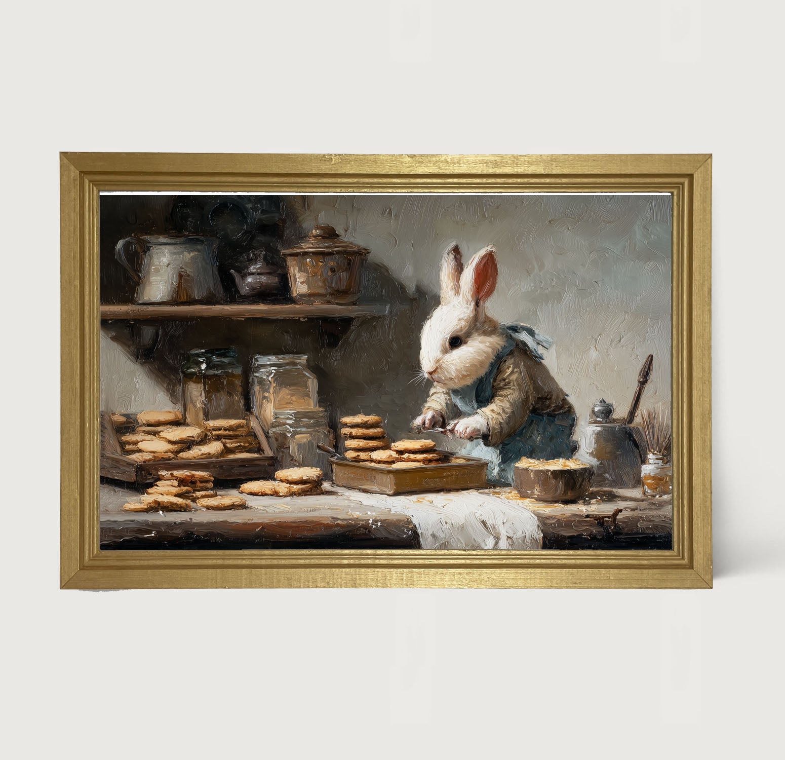 Bunny Baking Cookies