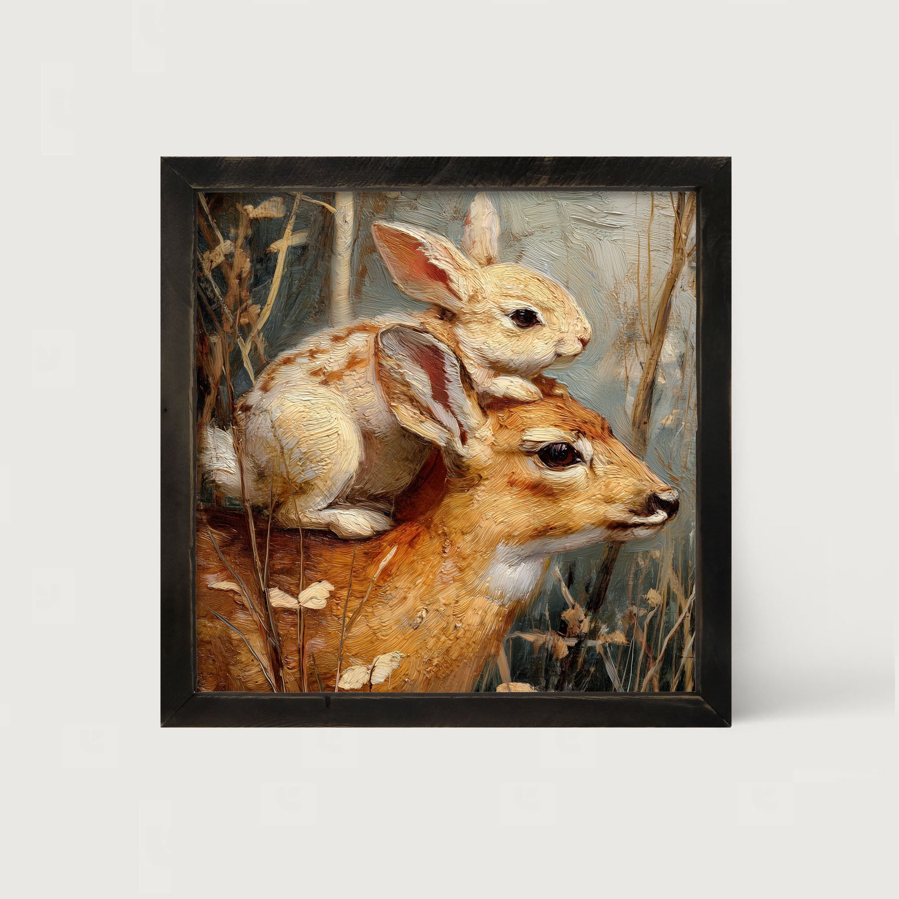 Bunny with a Deer