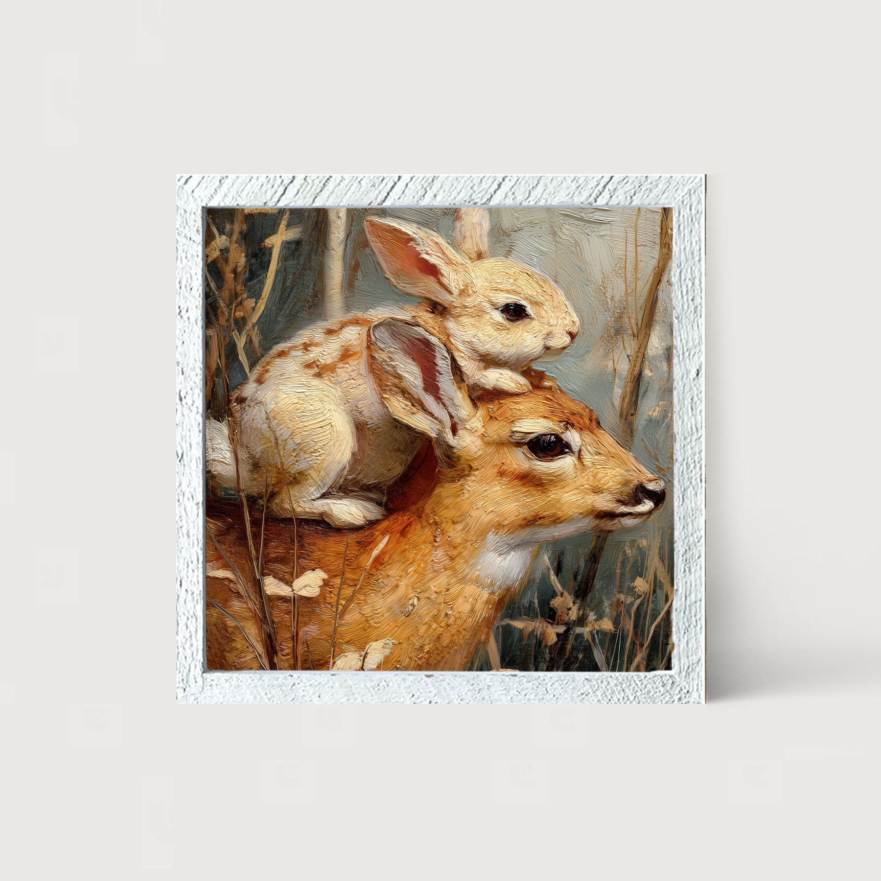 Bunny with a Deer