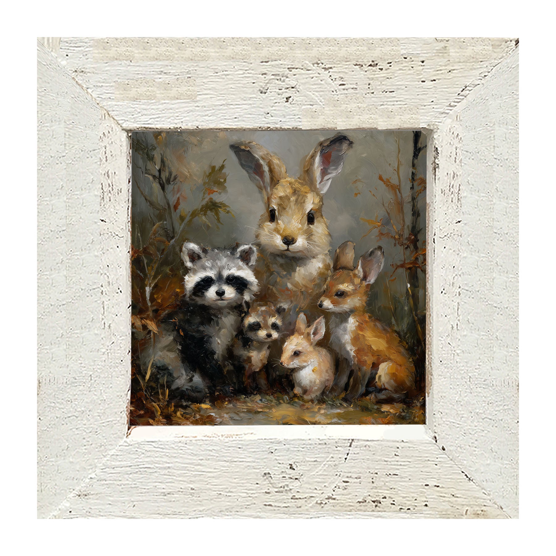 Forest Friends in Autumn - Framed Art