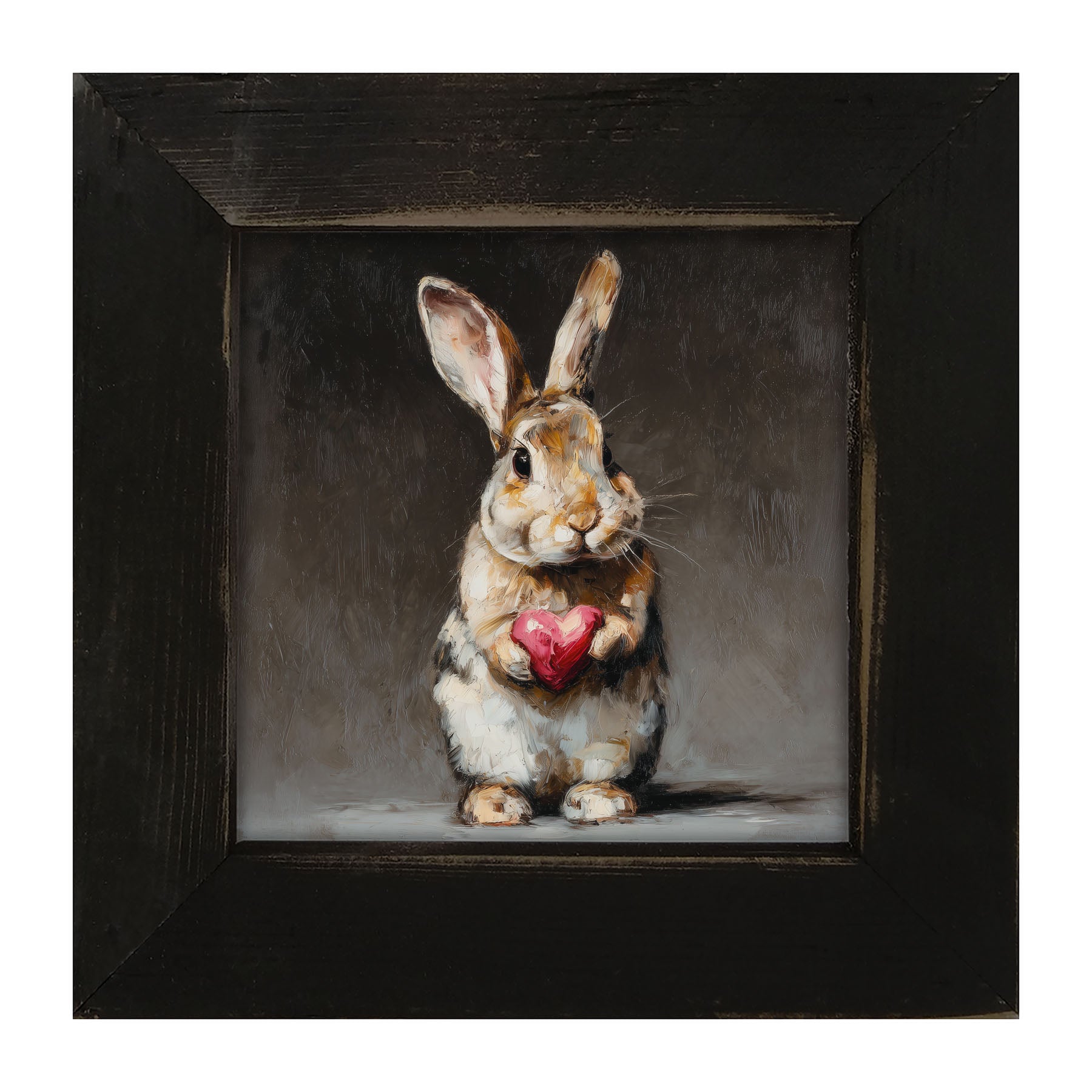 Holiday Bunny - Valentine's Day - Framed Art