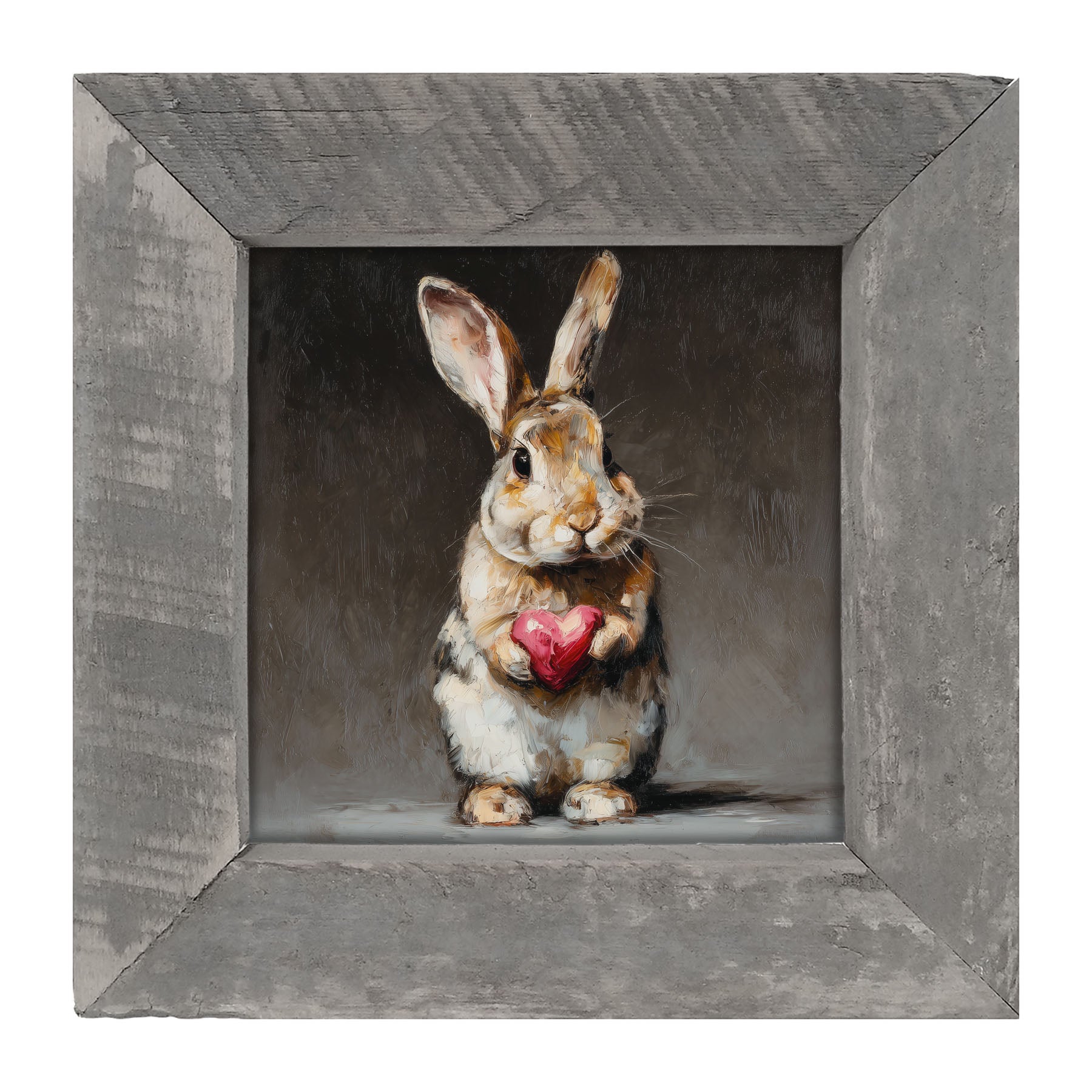 Holiday Bunny - Valentine's Day - Framed Art