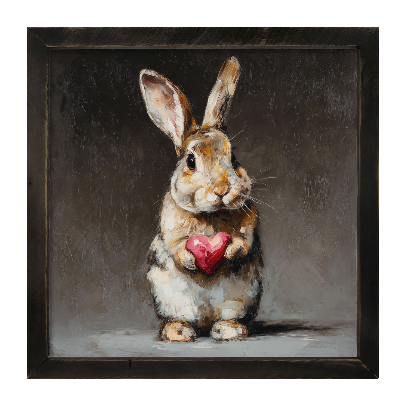 Holiday Bunny - Valentine's Day - Framed Art