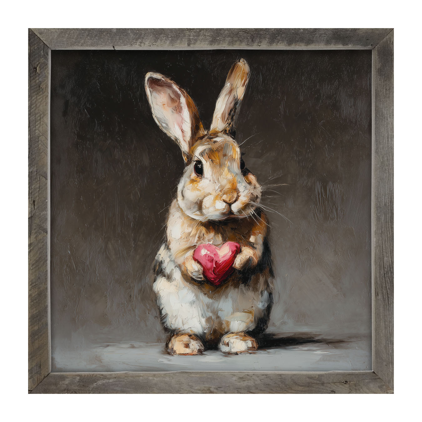 Holiday Bunny - Valentine's Day - Framed Art
