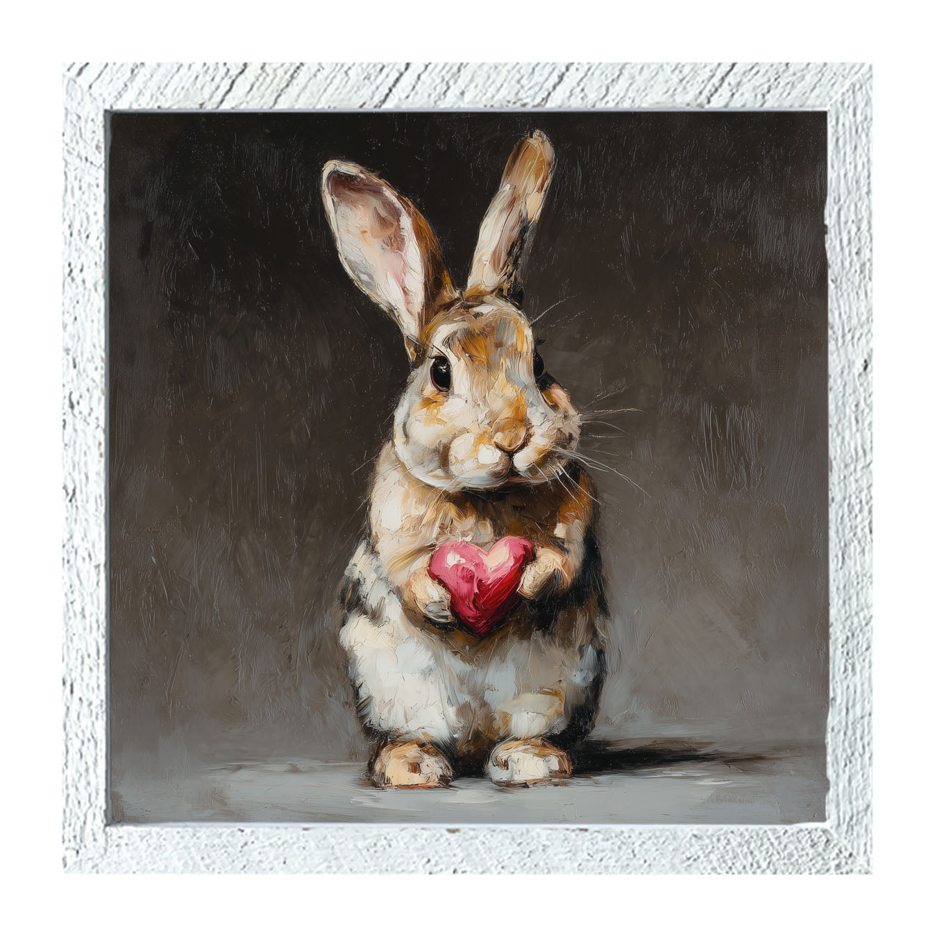 Holiday Bunny - Valentine's Day - Framed Art