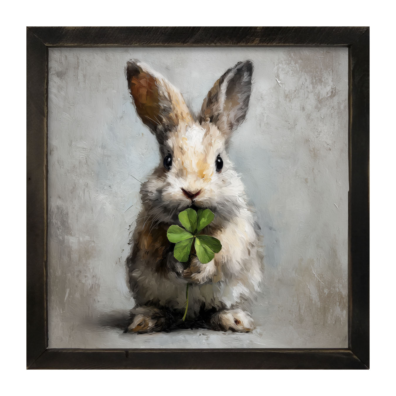 Holiday Bunny - St. Patrick's Day - Framed Art