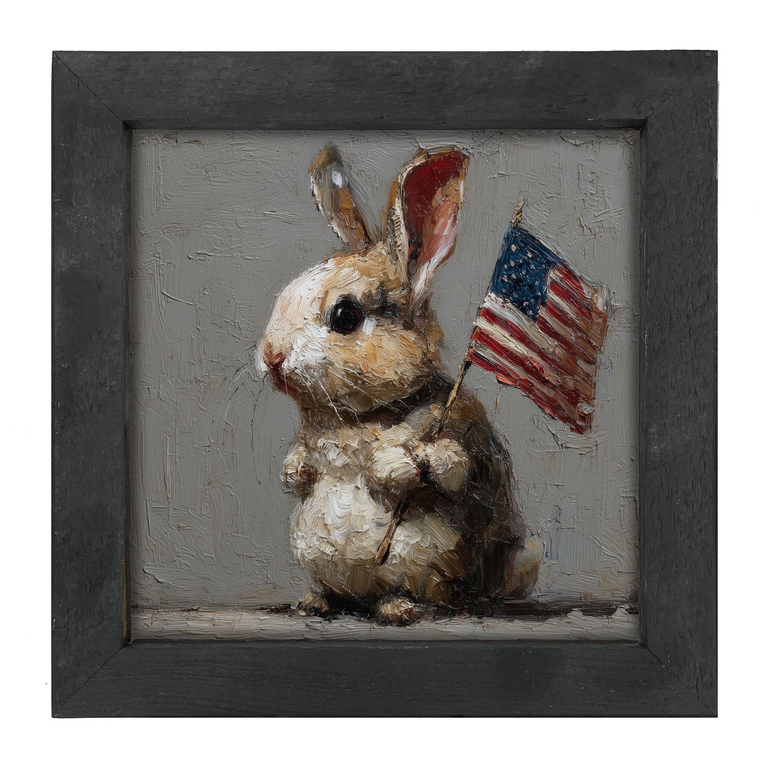Holiday Bunny - Fourth of July - Framed Art