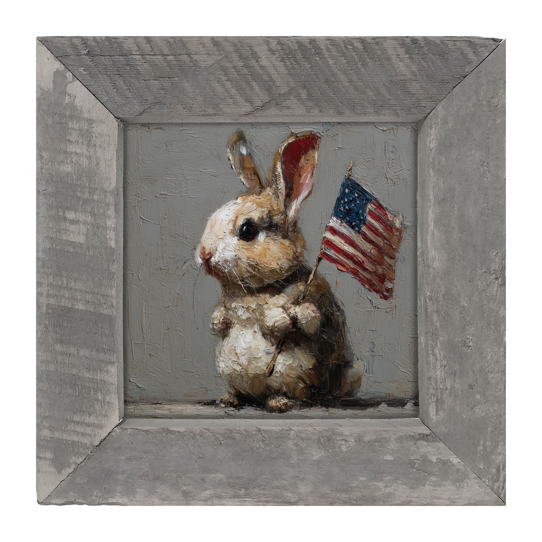 Holiday Bunny - Fourth of July - Framed Art