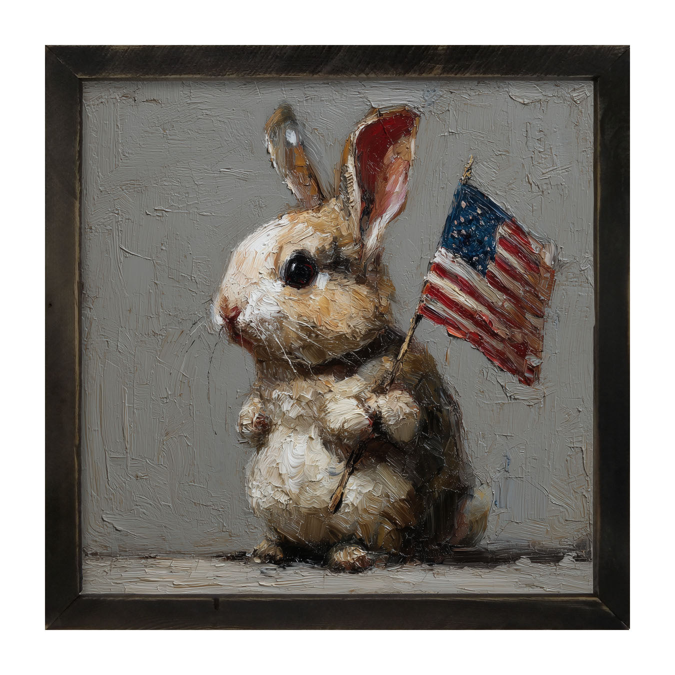 Holiday Bunny - Fourth of July - Framed Art