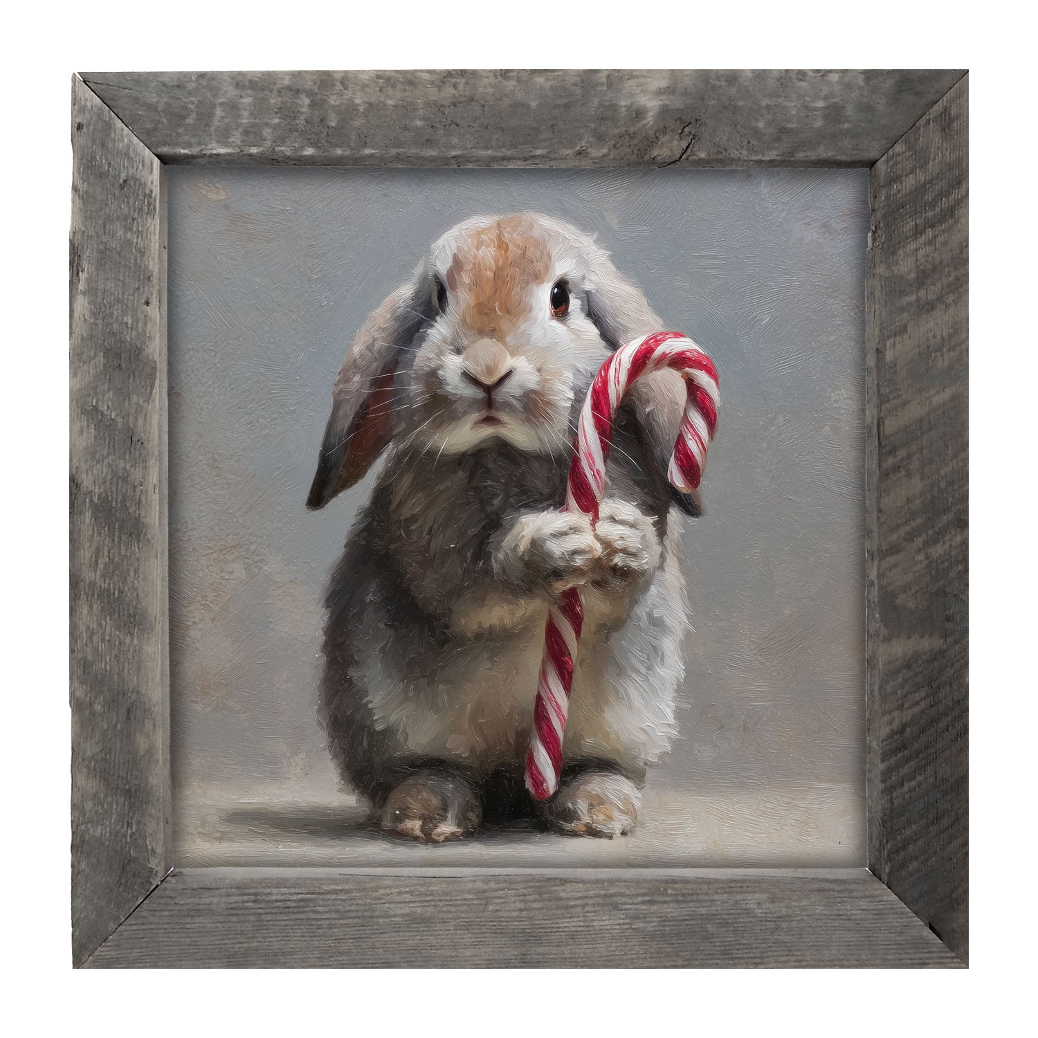 Holiday Bunny - Christmas - Framed Art