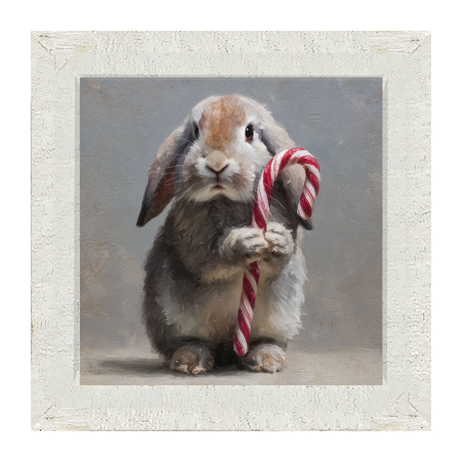 Holiday Bunny - Christmas - Framed Art