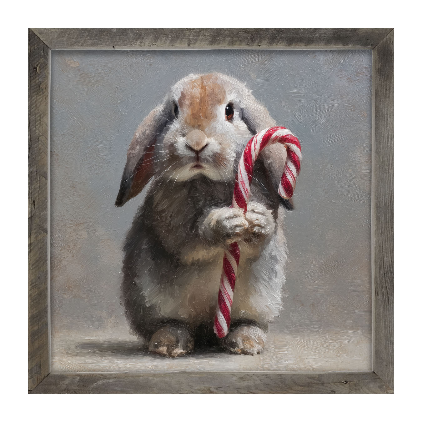 Holiday Bunny - Christmas - Framed Art