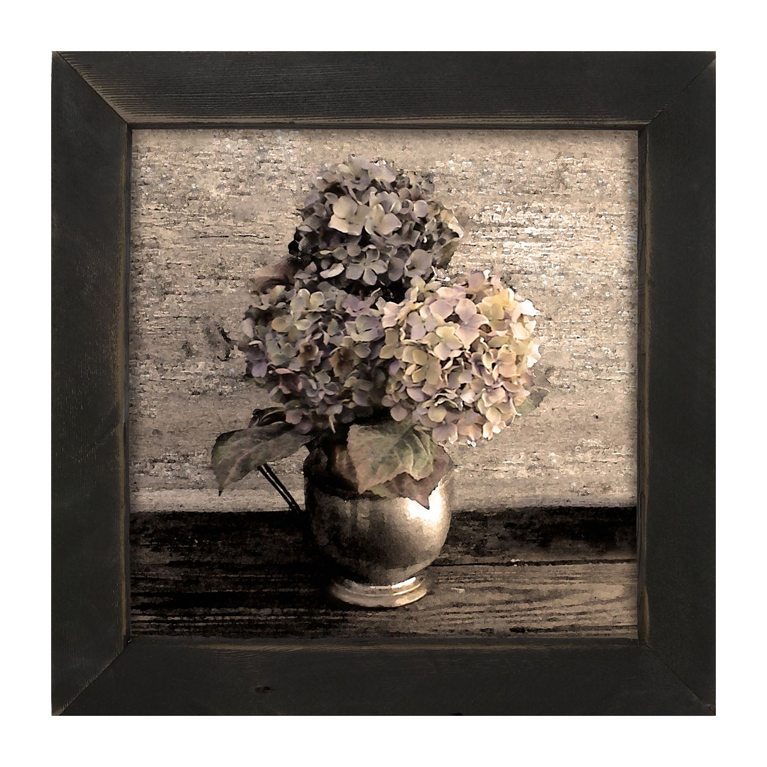 Blue Hydrangeas - Framed art