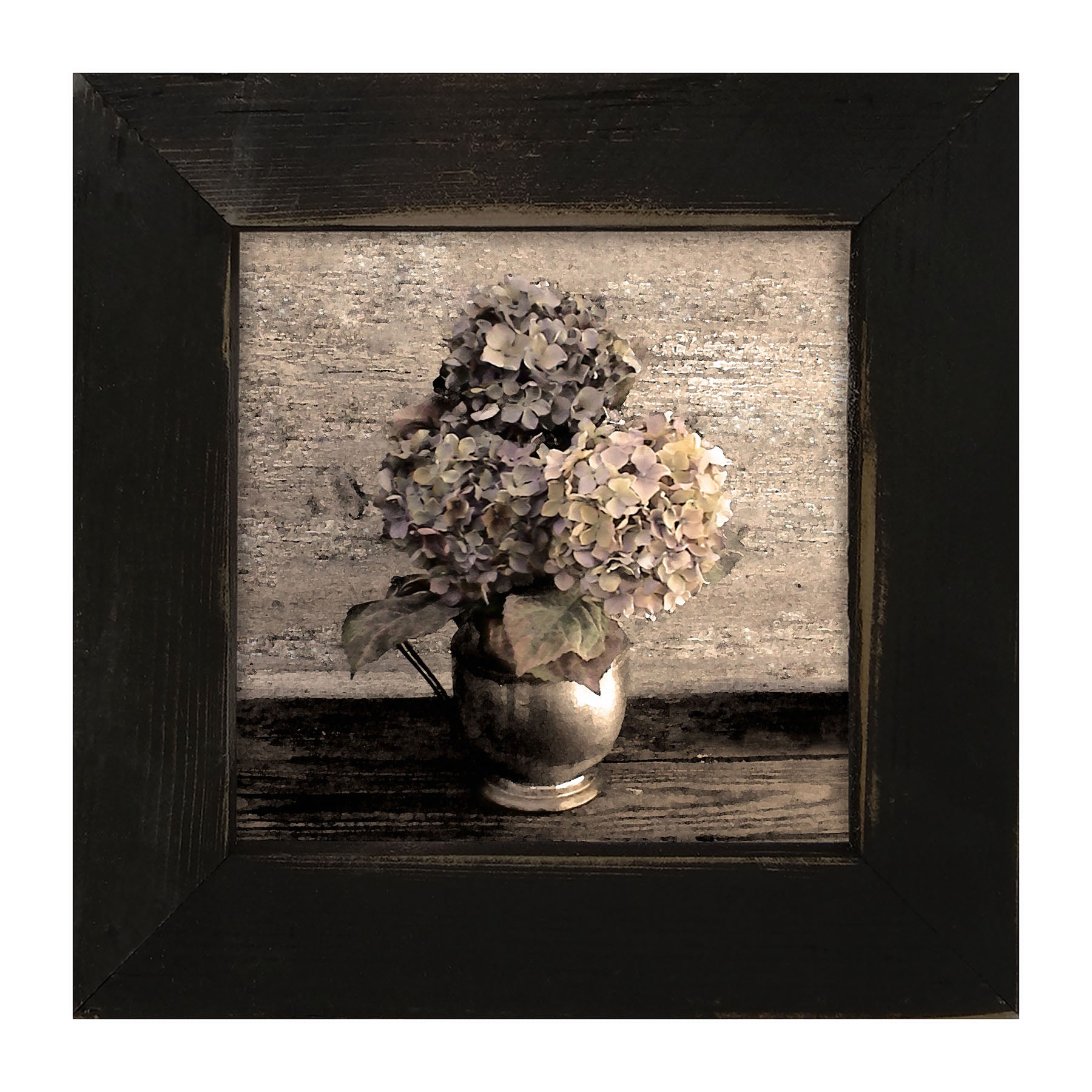 Blue Hydrangeas - Framed art